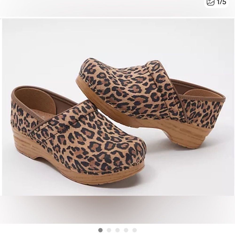 Dansko Animal Print Clog repost for @jamieeviens